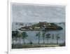 View of the Isle of Serpents, in the Bay of Rio De Janeiro, Brazil, C1880-null-Framed Giclee Print