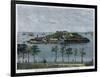 View of the Isle of Serpents, in the Bay of Rio De Janeiro, Brazil, C1880-null-Framed Giclee Print