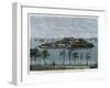 View of the Isle of Serpents, in the Bay of Rio De Janeiro, Brazil, C1880-null-Framed Giclee Print