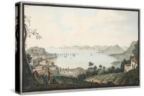 View of the Italian Coast from Near Puzzoli-Pietro Fabris-Stretched Canvas