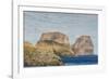 View of the Jagged Cliffs Along the Cumberland Peninsula-Michael Nolan-Framed Photographic Print