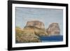 View of the Jagged Cliffs Along the Cumberland Peninsula-Michael Nolan-Framed Photographic Print