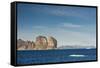 View of the Jagged Cliffs Along the Cumberland Peninsula-Michael Nolan-Framed Stretched Canvas