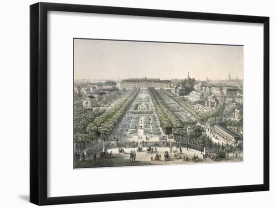 View of the Jardin Des Plantes, Paris-Charles Riviere-Framed Giclee Print