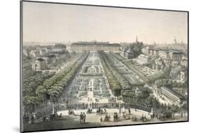 View of the Jardin Des Plantes, Paris-Charles Riviere-Mounted Giclee Print