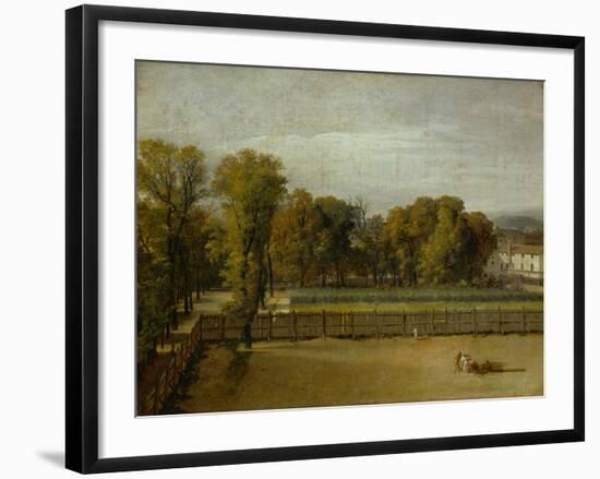 View of the Jardin Du Luxembourg, Paris-Jacques-Louis David-Framed Giclee Print