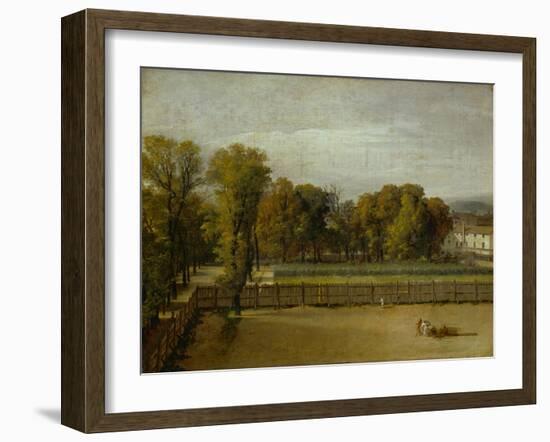 View of the Jardin Du Luxembourg, Paris-Jacques-Louis David-Framed Giclee Print