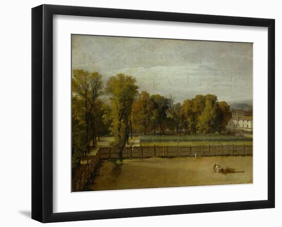 View of the Jardin Du Luxembourg, Paris-Jacques-Louis David-Framed Giclee Print