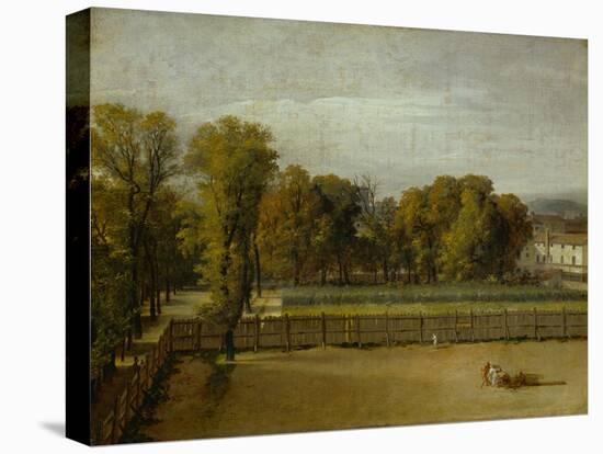 View of the Jardin Du Luxembourg, Paris-Jacques-Louis David-Stretched Canvas