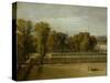 View of the Jardin Du Luxembourg, Paris-Jacques-Louis David-Stretched Canvas