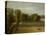 View of the Jardin Du Luxembourg, Paris-Jacques-Louis David-Stretched Canvas