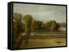 View of the Jardin Du Luxembourg, Paris-Jacques-Louis David-Framed Stretched Canvas