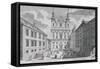 View of the Jesuitenkirche and Dr-Ignaz-Seipal-Platz in Vienna-Salomon Kleiner-Framed Stretched Canvas