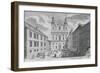 View of the Jesuitenkirche and Dr-Ignaz-Seipal-Platz in Vienna-Salomon Kleiner-Framed Giclee Print