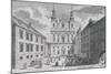 View of the Jesuitenkirche and Dr-Ignaz-Seipal-Platz in Vienna-Salomon Kleiner-Mounted Giclee Print