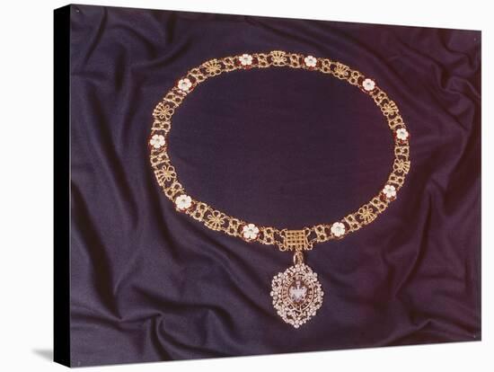 View of the Jewelled Collar Worn by the Lord Mayor of London, C1978-null-Stretched Canvas