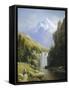 View of the Johannisberg, Austria-Charles Kuwasseg-Framed Stretched Canvas