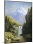 View of the Johannisberg, Austria-Charles Kuwasseg-Mounted Giclee Print