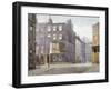 View of the Junction of Howard Street and Norfolk Street, London, 1880-John Crowther-Framed Giclee Print