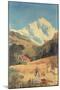 View of the Jungfrau-Horn, 1809-John Sell Cotman-Mounted Giclee Print