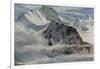 View of the Jungfrau-Edward Theodore Compton-Framed Giclee Print