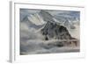 View of the Jungfrau-Edward Theodore Compton-Framed Giclee Print