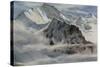 View of the Jungfrau-Edward Theodore Compton-Stretched Canvas