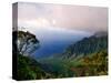 View of The Kalalau Valley, Kauai, Hawaii-George Oze-Stretched Canvas
