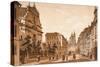 View of the Karmelitská Street Towards the Church of St. Nicholas, Prague-Vincenc Morstadt-Stretched Canvas