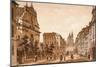 View of the Karmelitská Street Towards the Church of St. Nicholas, Prague-Vincenc Morstadt-Mounted Giclee Print