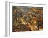 View of the King Taking Maastricht in Thirteen Days in 1673 and the Passage on the Rhine-Charles Le Brun-Framed Giclee Print