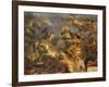 View of the King Taking Maastricht in Thirteen Days in 1673 and the Passage on the Rhine-Charles Le Brun-Framed Giclee Print