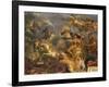 View of the King Taking Maastricht in Thirteen Days in 1673 and the Passage on the Rhine-Charles Le Brun-Framed Giclee Print