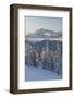 View of the Kollmannsegg Direction Leoganger Steinberge Mountains, Pinzgau, Salzburg, Austria-Rainer Mirau-Framed Photographic Print