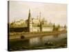 View of the Kremlin in Moscow, Russia, from the Kameny (Stone) Bridge, 1818-Maksim Nikiforovic Vorobev-Stretched Canvas