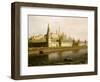 View of the Kremlin in Moscow, Russia, from the Kameny (Stone) Bridge, 1818-Maksim Nikiforovic Vorobev-Framed Giclee Print