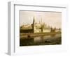 View of the Kremlin in Moscow, Russia, from the Kameny (Stone) Bridge, 1818-Maksim Nikiforovic Vorobev-Framed Giclee Print