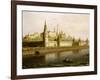 View of the Kremlin in Moscow, Russia, from the Kameny (Stone) Bridge, 1818-Maksim Nikiforovic Vorobev-Framed Giclee Print