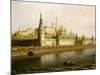 View of the Kremlin in Moscow, Russia, from the Kameny (Stone) Bridge, 1818-Maksim Nikiforovic Vorobev-Mounted Giclee Print