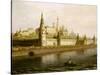 View of the Kremlin in Moscow, Russia, from the Kameny (Stone) Bridge, 1818-Maksim Nikiforovic Vorobev-Stretched Canvas