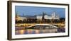 View of the Kremlin on the banks of the Moscow River, Moscow, Russia, Europe-Miles Ertman-Framed Photographic Print