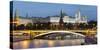 View of the Kremlin on the banks of the Moscow River, Moscow, Russia, Europe-Miles Ertman-Stretched Canvas