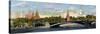 View of the Kremlin on the banks of the Moscow River, Moscow, Russia, Europe-Miles Ertman-Stretched Canvas