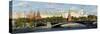 View of the Kremlin on the banks of the Moscow River, Moscow, Russia, Europe-Miles Ertman-Stretched Canvas