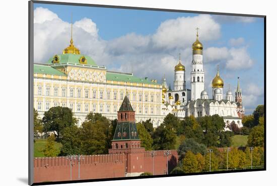 View of the Kremlin on the banks of the Moscow River, UNESCO World Heritage Site, Moscow, Russia, E-Miles Ertman-Mounted Photographic Print