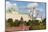 View of the Kremlin on the banks of the Moscow River, UNESCO World Heritage Site, Moscow, Russia, E-Miles Ertman-Mounted Photographic Print