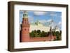 View of the Kremlin, UNESCO World Heritage Site, Moscow, Russia, Europe-Miles Ertman-Framed Photographic Print