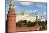 View of the Kremlin, UNESCO World Heritage Site, Moscow, Russia, Europe-Miles Ertman-Mounted Photographic Print