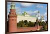 View of the Kremlin, UNESCO World Heritage Site, Moscow, Russia, Europe-Miles Ertman-Framed Photographic Print