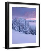 View of the Kreuzkogel to the Laderdinger Gamskarspitz, Salzburg, Austria-Rainer Mirau-Framed Photographic Print